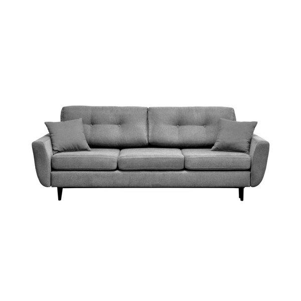 Sivi trosjed na razvlačenje s crnim nogama Mazzini Sofas Jasmin-image-2