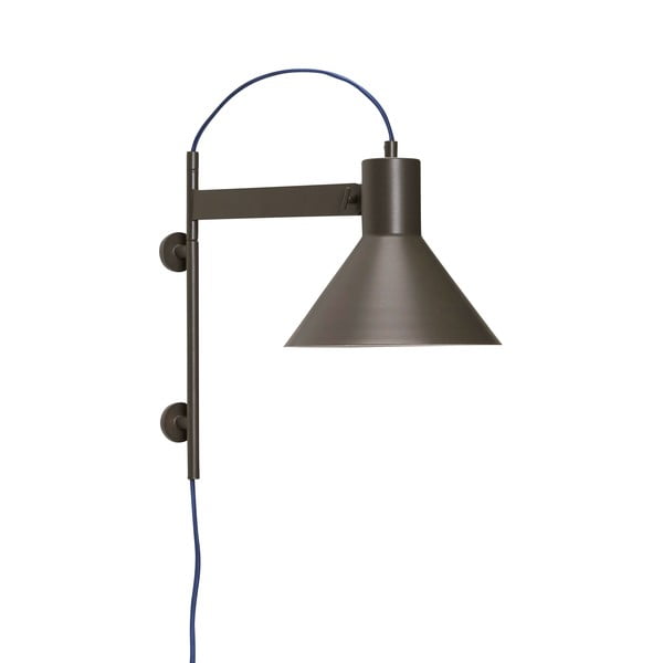 Smeđa zidna lampa Studio – Hübsch