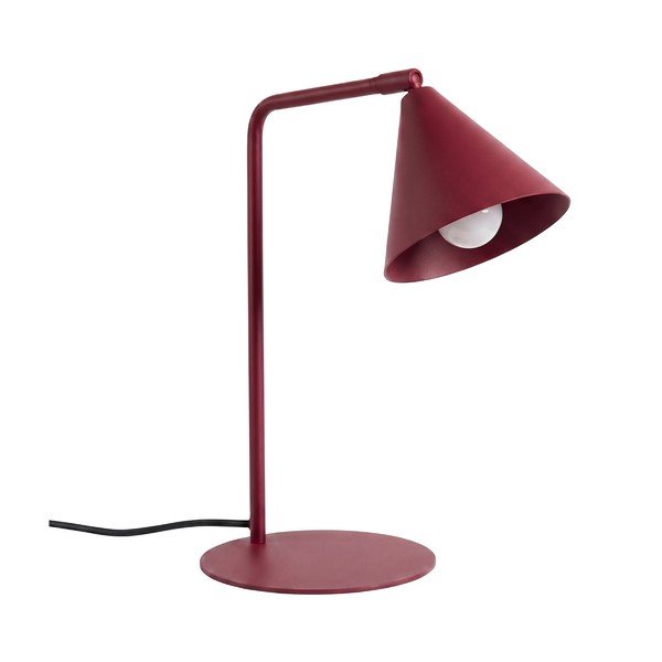 Bordo željezna stolna lampa sa savitljivom konstrukcijom (visina 35 cm) Zylo – Sollux