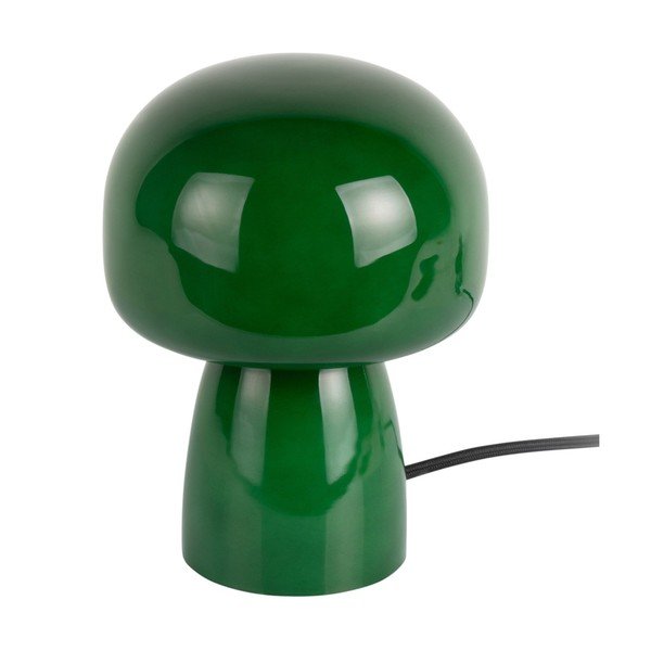 Tamno zelena staklena stolna lampa (visina 20 cm) Fervor – Leitmotiv