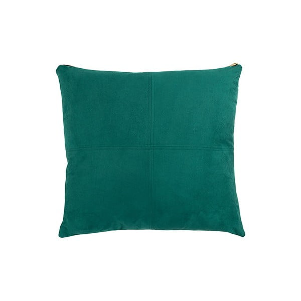 Zeleni jastuk s bijelim naljepnicom, 45 x 45 cm