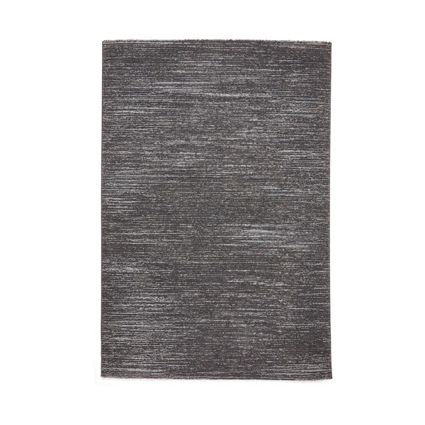 Tamno sivi periv tepih od recikliranih vlakna 160x230 cm Flores – Think Rugs