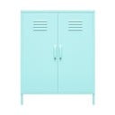 Svjetlo plavi metalni ormar Novogratz Cache, 80 x 102 cm