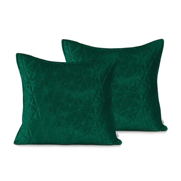 Set od 2 zelene jastučnice AmeliaHome Laila, 45 x 45 cm