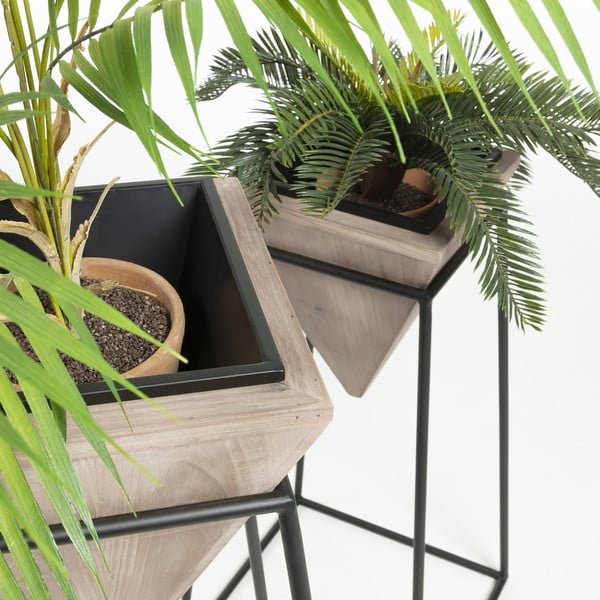 Set od 2 tegle za cvijeće Kave Home Star-image-1