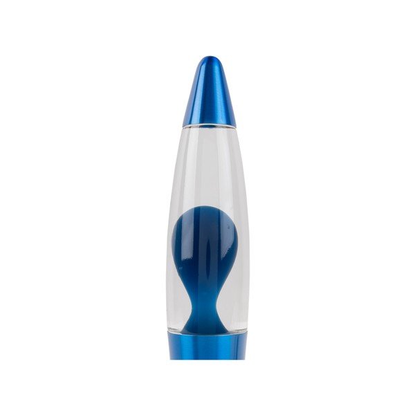 Plava staklena lava lampa (visina 35,5 cm) Funky Rocket Lava – Leitmotiv-image-2