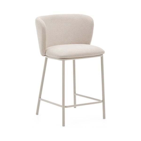 Bež barska stolica (visine sjedala 65 cm) Ciselia – Kave Home