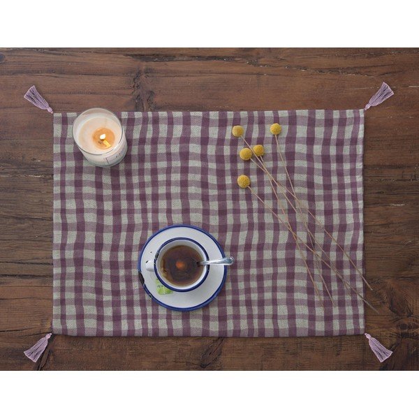 Set od 2 podmetača za stol od mješavine lana Really Nice Things Malva, 45 x 30 cm-image-1