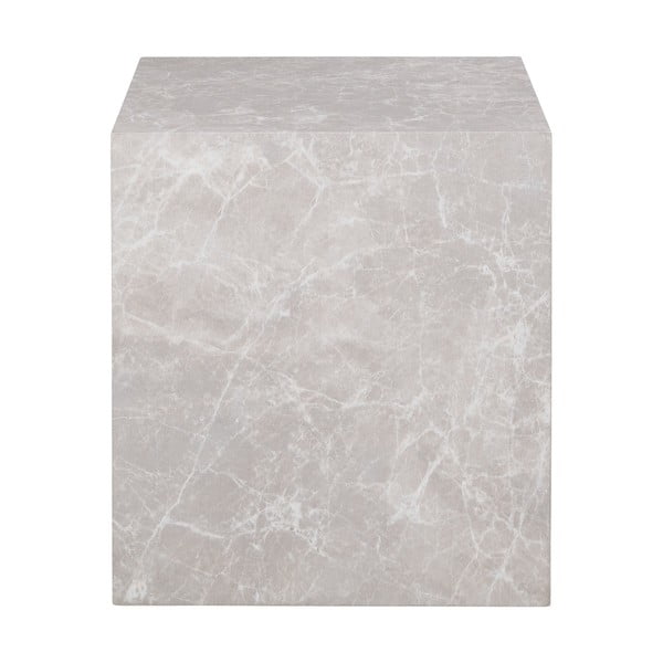 Pomoćni stol u mramornom dekoru 40x40 cm Prague – House Nordic-image-2