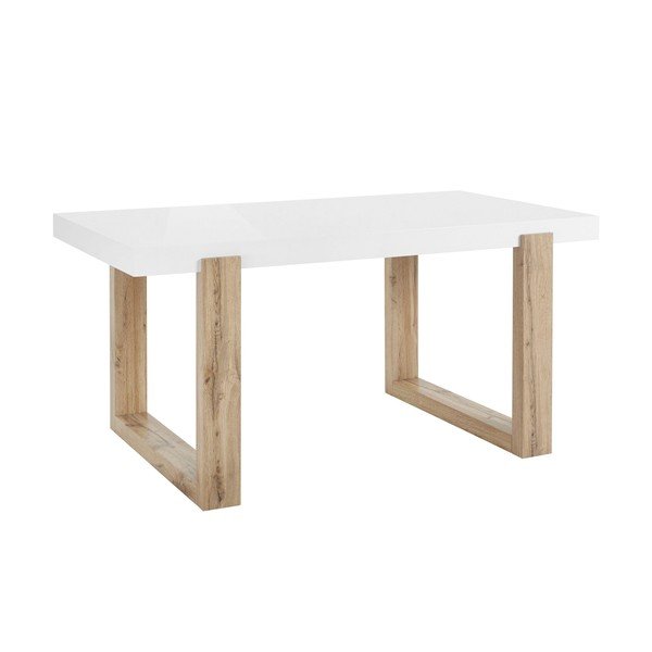 Bijeli blagovaonski stol 90x160 cm Solid – Støraa