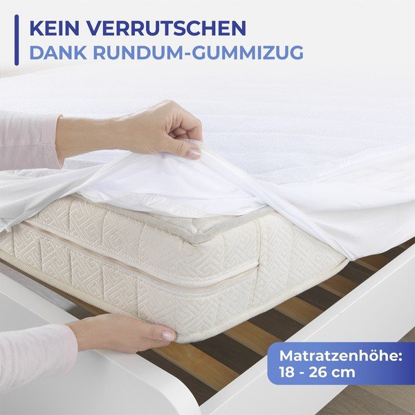 Vodootporna/antialergijska zaštitna navlaka za madrac 100x200 cm – Maximex-image-1