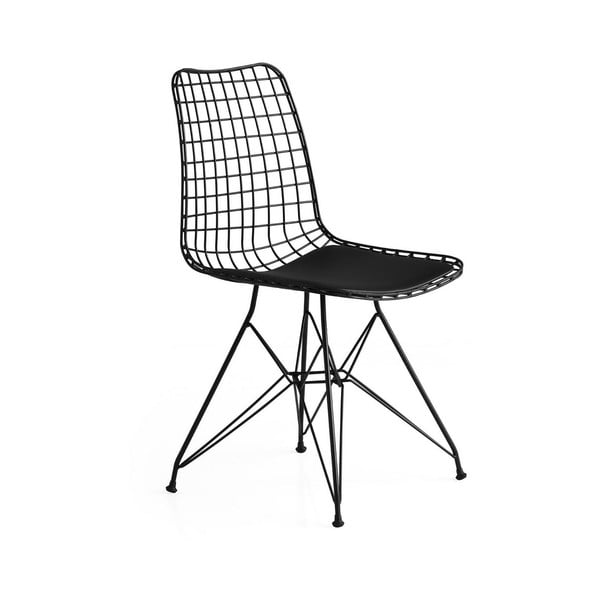 Crne metalne blagovaonske stolice u setu 2 kom Tivoli – Kalune Design