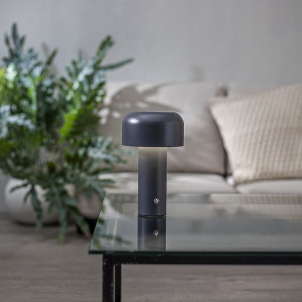 Siva LED stolna lampa (visina 21,5 cm) Bobby – Star Trading-image-1