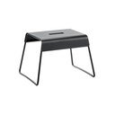 Crni čelični stolac Zone A-stool