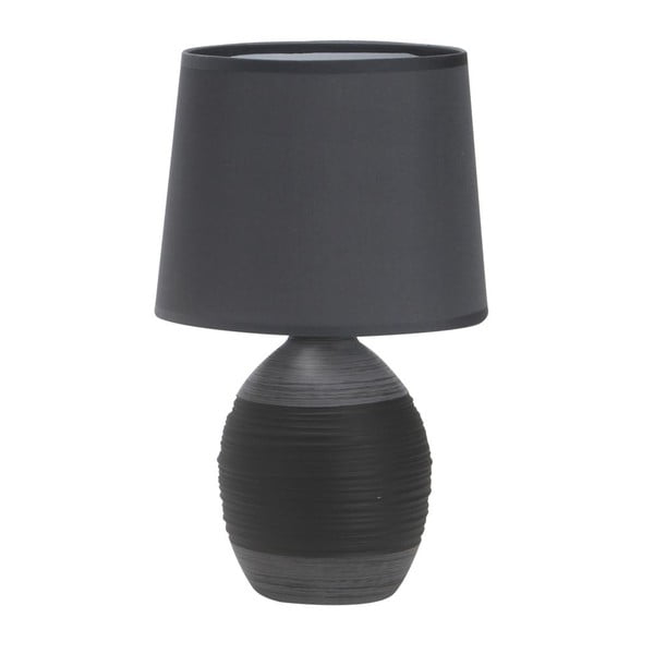 Tamno siva stolna lampa s tekstilnim sjenilom (visina 35 cm) Ambon – Candellux Lighting