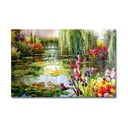 Zidna slika na platnu Impressionist Garden, 70 x 45 cm