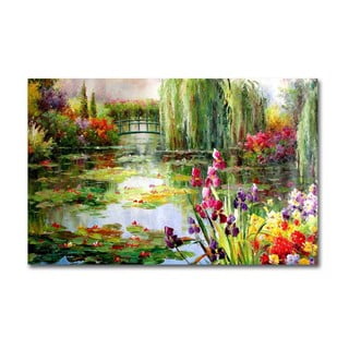 Zidna slika na platnu Impressionist Garden, 70 x 45 cm
