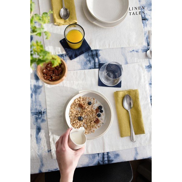 Bijela lanena prostirka Linen Tales, 35 x 45 cm-image-2