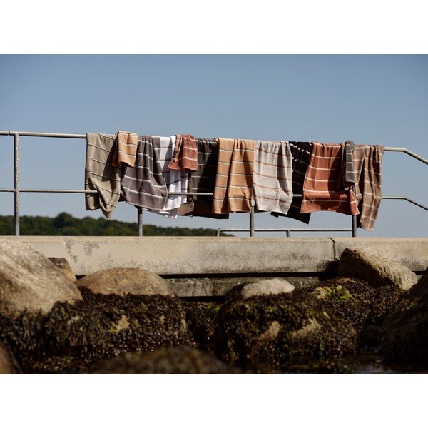 Crni/svijetlo sivi pamučan ručnik 50x100 cm Sauna – Zone-image-4