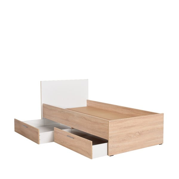 Bijelo/natur dječji krevet s prostorom za odlaganje 90x190 cm - Kalune Design-image-3