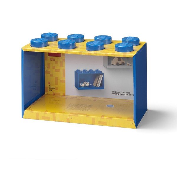 Dječja plava zidna polica LEGO® Brick 8-image-2
