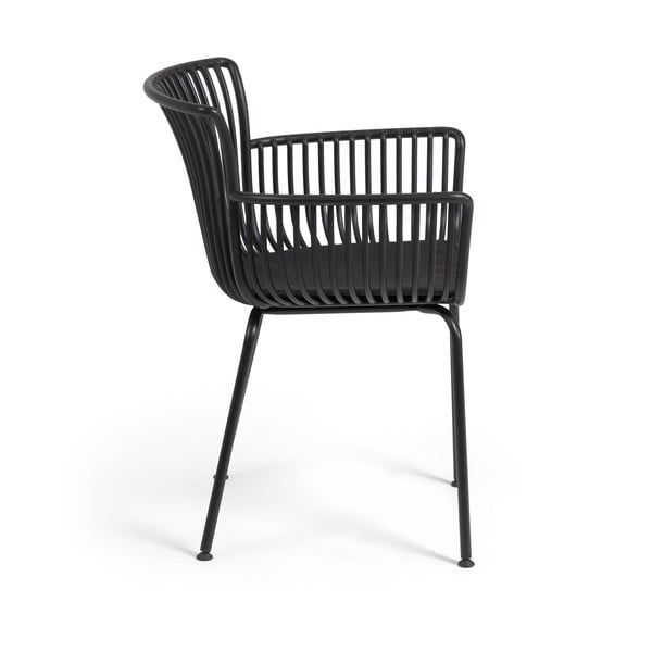 Crna vrtna stolica Kave Home Surpika-image-3