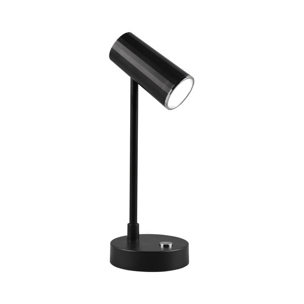 Sjajno crna LED stolna lampa s mogućnošću zatamnjivanja (visina 28 cm) Lenny – Reality-image-2