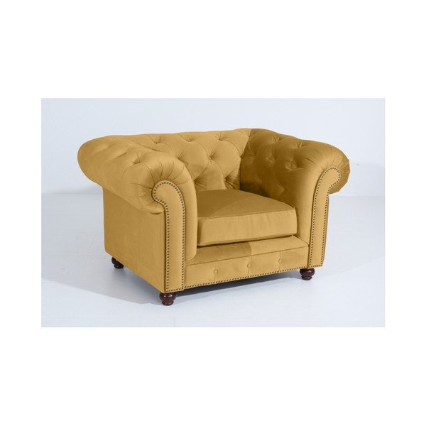 Žuta stolica Max Winzer Orleans Velvet-image-4