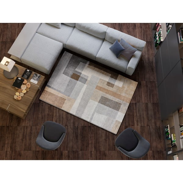 Sivo-bež tepih 140x200 cm Aydin - Universal-image-1