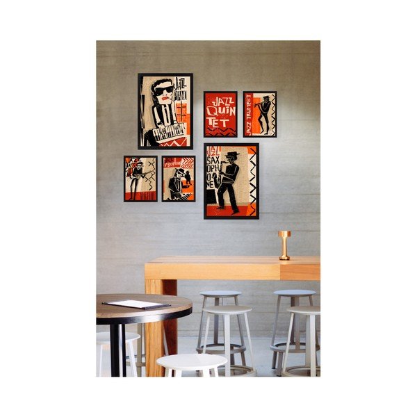 Set od 6 murala Tablo Center Jazz
