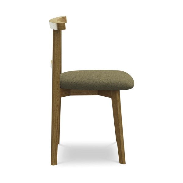 Zelena blagovaonska stolica od masivnog drveta Ohelo – Makamii-image-2