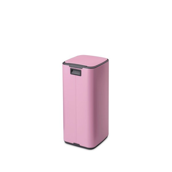 Ružičasta željezna kanta za smeće s pedalom 30 l Bo – Brabantia-image-4