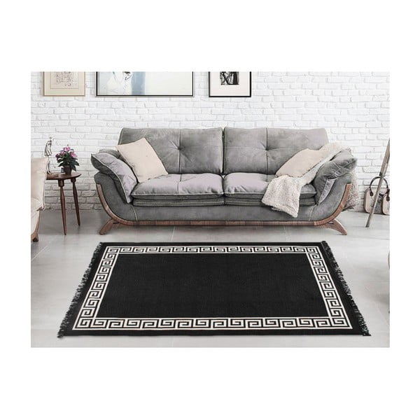 Bež-crni dvostrani tepih Justed, 80 x 150 cm-image-2