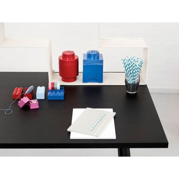 Bijela okrugla kutija LEGO®, ⌀ 12,5 cm-image-3