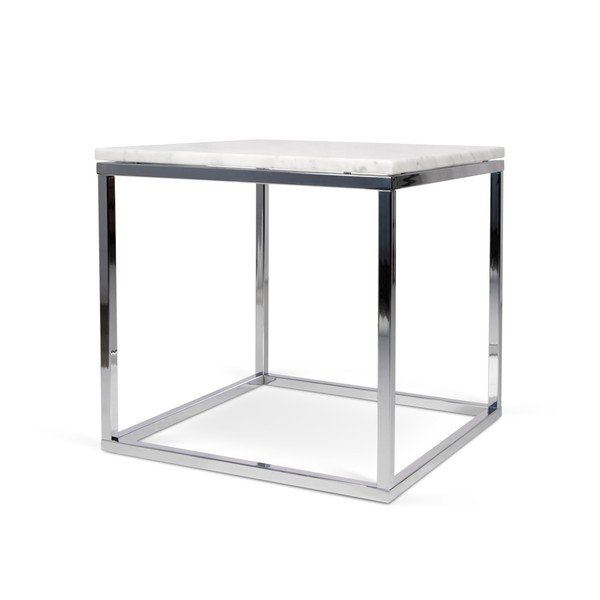 Bijeli stol s mramornim dekorom TemaHome Prairie-image-2