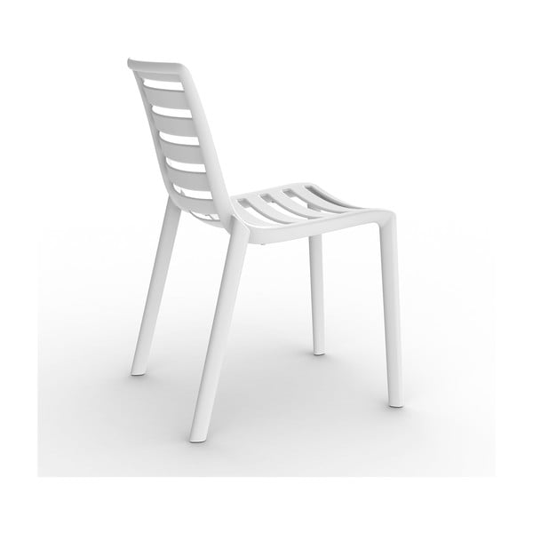 Set od 2 bijele vrtne stolice Resol Slatkat