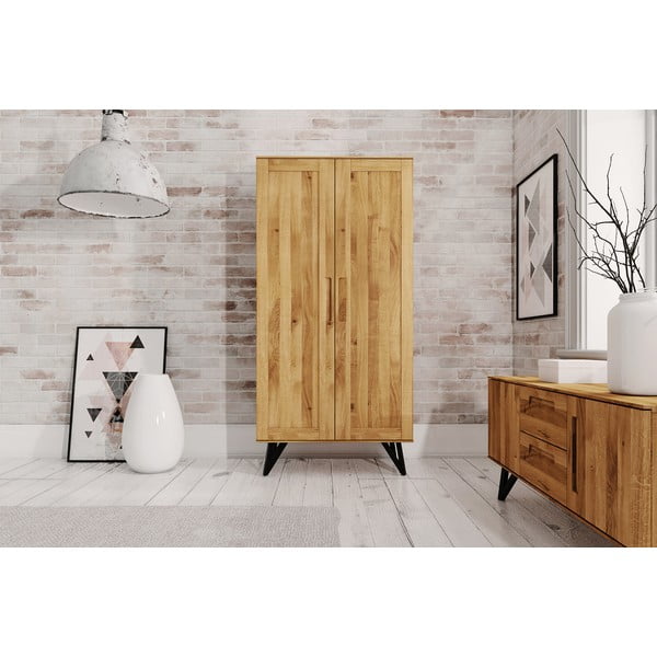 Ormar od hrastovine 91x185 cm Golo - The Beds-image-1