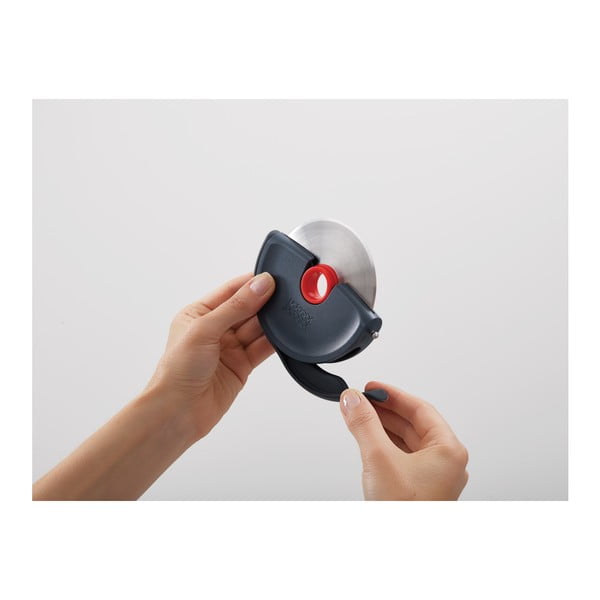 Silikonski/od nehrđajućeg čelika alat za rezanje za pizzu Disc – Joseph Joseph-image-3