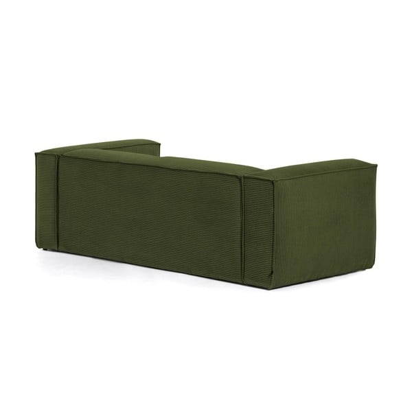 Zelena sofa od samta 240 cm Blok – Kave Home-image-3