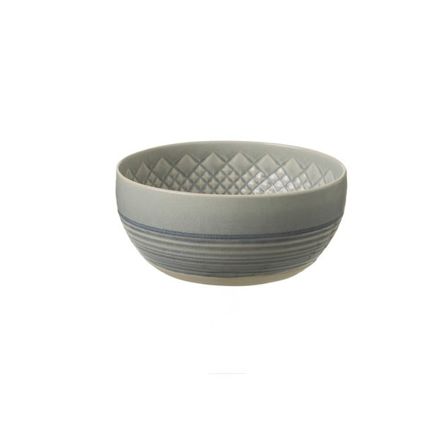 Siva zdjela od kamenine Costa Nova Cristal, ⌀ 21 cm