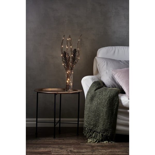 Smeđi svjetlosni ukras ø 8 cm Willow – Star Trading-image-3