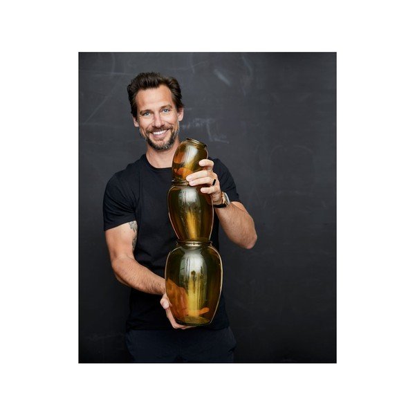 Vaza od žutog stakla Bitz Kusintha, ø 17,5 cm-image-3