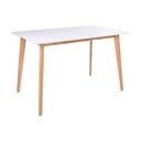 Blagovaonski stol s bijelom pločom Bonami Essentials Vojens, 120 x 70 cm