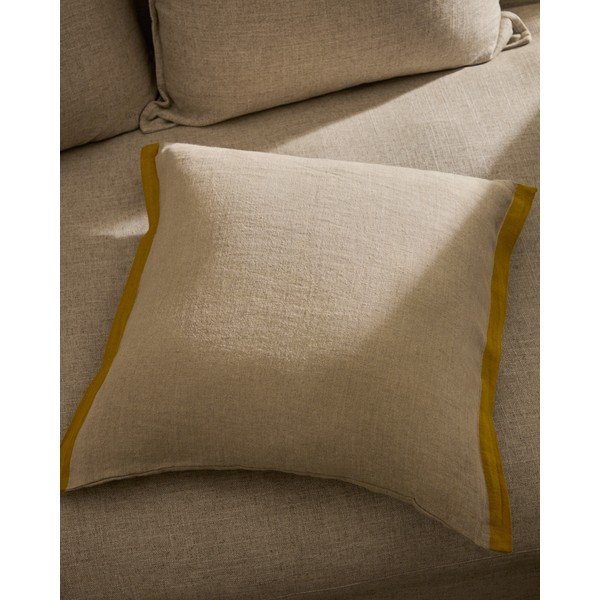 Lanena ukrasna jastučnica 45x45 cm Suerta – Kave Home-image-3