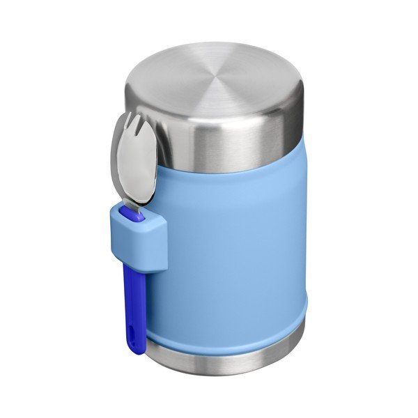 Plava termosica od nehrđajućeg čelika za hranu 400 ml Legendary Food Jar + Spork Blue Sky – Stanley-image-2
