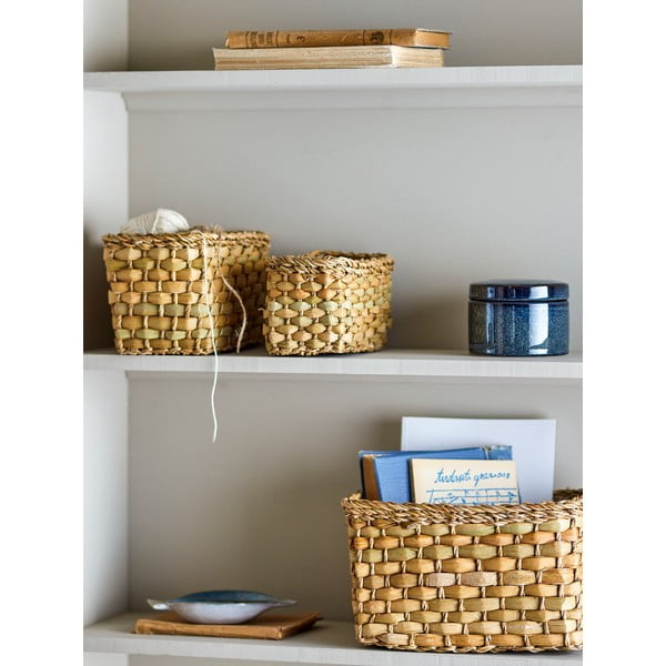 Košare u setu 3 kom od morske trave 26x16x16 cm Ramon – Bloomingville-image-1