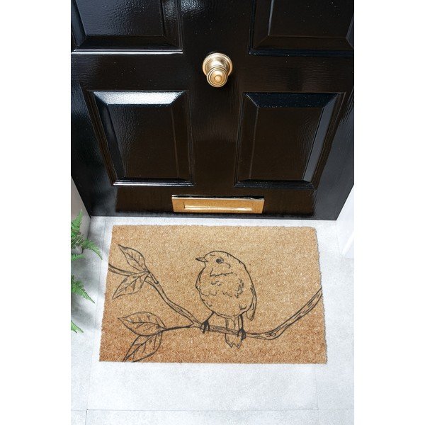 Otirač od kokosovih vlakana 40x60 cm Pencil Robin – Artsy Doormats-image-4