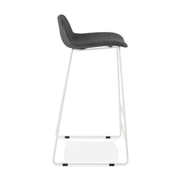 Sive bar stolica s bijelim nogama Kokoon Vancouver, sedam visina 76 cm-image-2