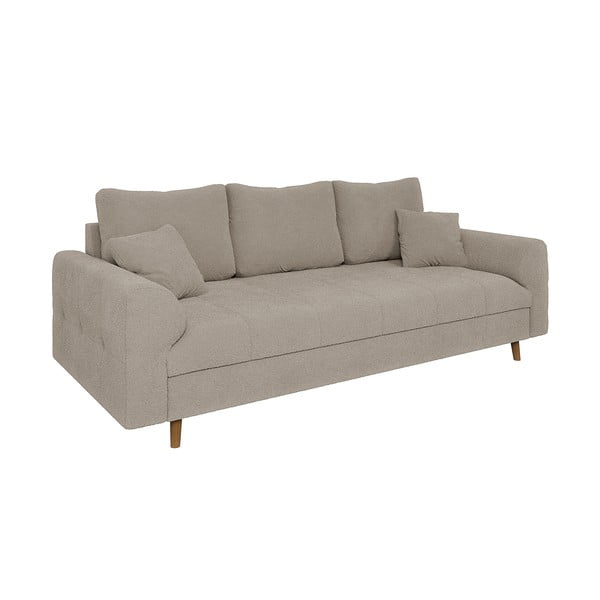 Bež sofa od bouclé tkanine 210 cm Ariella – Ropez