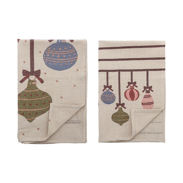Pamučna kuhinjska krpa 2 kom s božićnim motivom 71x45 cm Ornamentia – Bloomingville-image-2